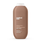 Method Men Body Wash, Sandalwood + Vetiver, Paraben and Phthalate Free by method