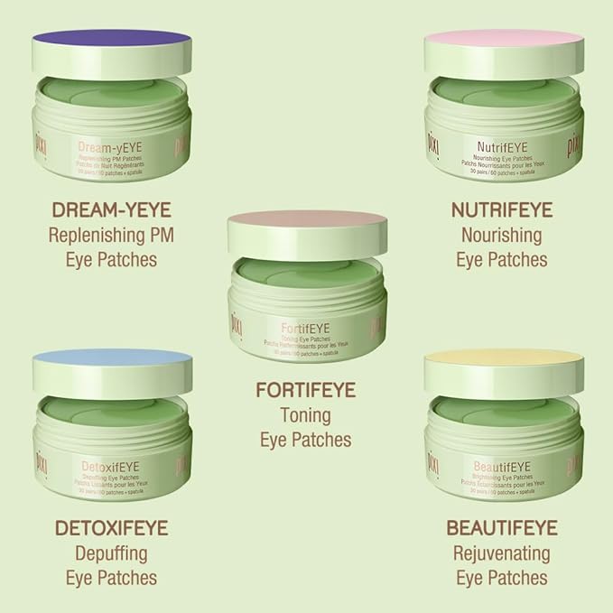 Pixi DetoxifEYE Depuffing Hydrogel Under-Eye Patches, Hyaluronic Acid & Caffeine - Image 8