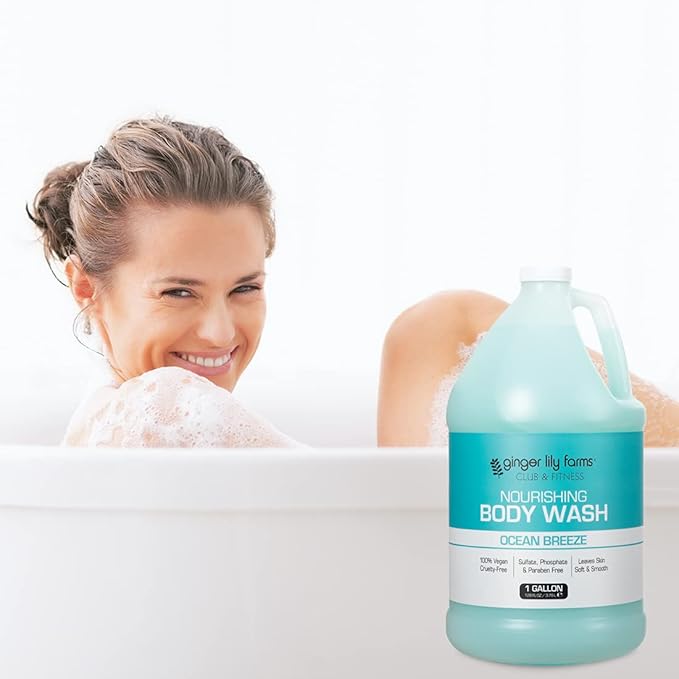 Ginger Lily Farms Club & Fitness Nourishing Body Wash, 100% Vegan & Cruelty-Free - Image 7