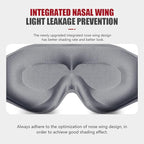 Sleep Mask, 3D Deep Contoured Eye Covers - Image 3