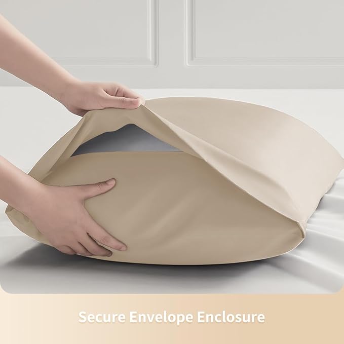 Standard Pillowcases, Cooling Viscose from Bamboo Pillow Covers - Image 6