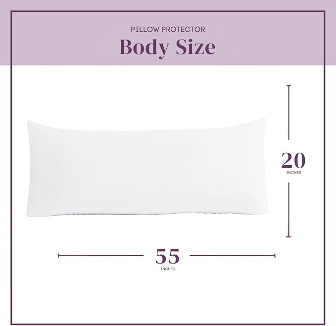 CirclesHome Pillow Protectors Single Pack Body Zippered - Image 2