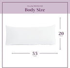 CirclesHome Pillow Protectors Single Pack Body Zippered - Image 2