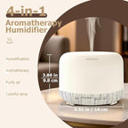 500ml Premium Essential Oil Diffuser, Quiet 4-in-1 Ultrasonic Aromatherapy - Image 2