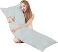 Goose Down Body Pillows for Adults, Large Body Pillow for Side Sleeper by Bildenly