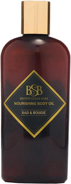 Brown Sugar Babe Bad and Bougie Body Oil, Grape Seed and Sweet Almond Fragrance by BrownSugarBabe