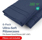Queen Pillow Cases Set of 6 - Image 2