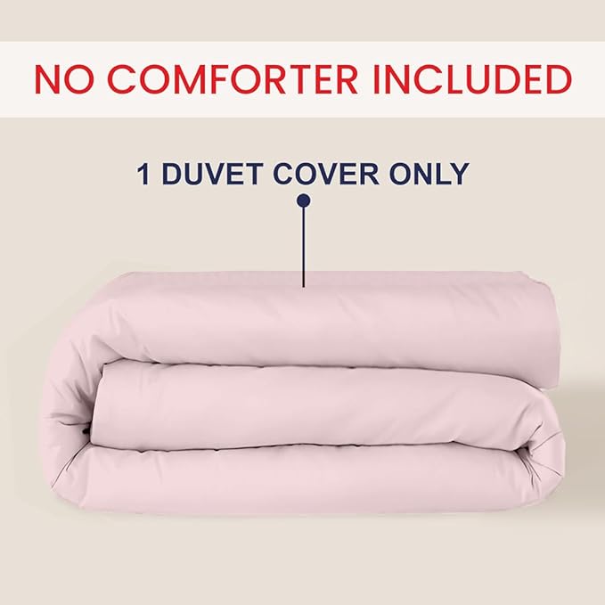 Kotton Culture 1 Pc Duvet Cover King Size-100% Egyptian Cotton 600 Thread Count - Image 2