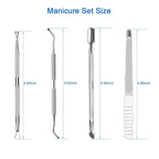 Professional Cuticle Nippers Set, Stainless Steel Manicure Kit - Image 8