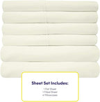 Queen Sheets Ivory - Image 4
