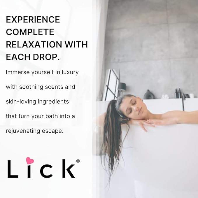 Lick Strawberries and Cream Aromatic Bath Oil - Image 4