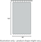 NICETOWN Blackout Sliding Door Curtains 2 Panels 102 inches Length - Image 7