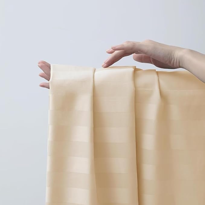 2-Pack Cotton Cal King Flat Sheet Only, 600 Thread Count 100% Egyptian Cotton - Image 4