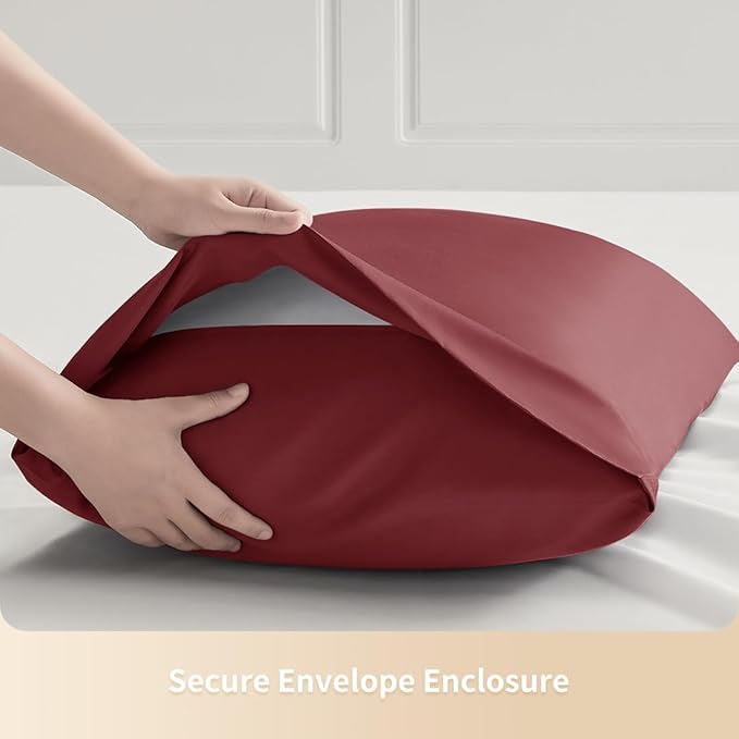 Standard Pillowcases, Cooling Viscose from Bamboo Pillow Covers - Image 6
