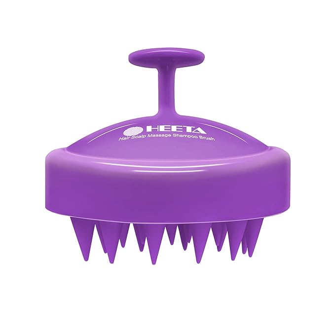 HEETA Scalp Massager Hair Growth, Soft Silicone Scalp Scrubber Shampoo Brush by HEETA