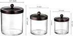 SheeChung 3-Pack Plastic Apothecary Jars - Image 4