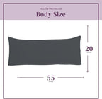 CirclesHome Pillow Protectors Single Pack Body Zippered - Image 2