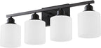 Sailstar Vanity Light Fixtures, Matte Black, Over Mirror, Modern Bathroom Light - Image 8