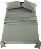 Kingnex Oversized King Flat Sheet 132x110 - Image 4