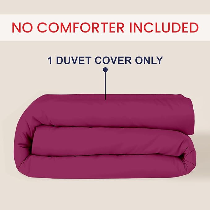 Kotton Culture 1 Pc 120"x120" Duvet Cover Super King Plus/Super Oversize King - Image 2