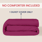Kotton Culture 1 Pc Duvet Cover King Size-100% Egyptian Cotton 600 Thread Count - Image 2