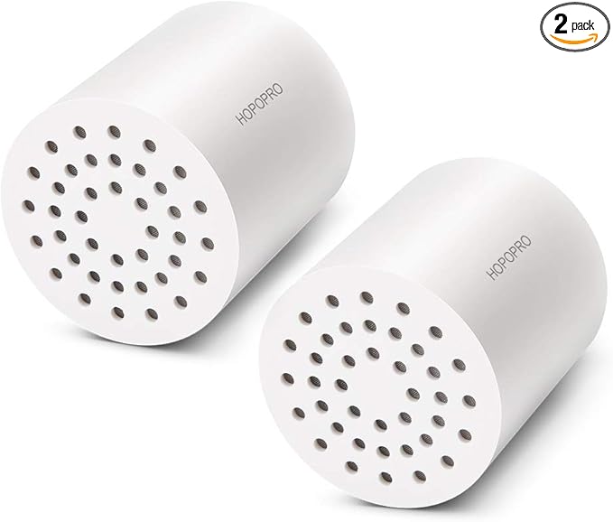 HOPOPRO NBC News Recommended Brand 18 Stages Shower Filter Replacement 2 Pack by HOPOPRO