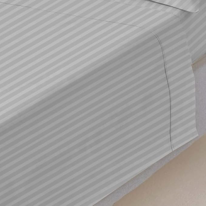 Mattress-Homes Twin Size 100% Egyptian Cotton Top Sheet 1Pcs, Cool & Breathable by MattressHomes