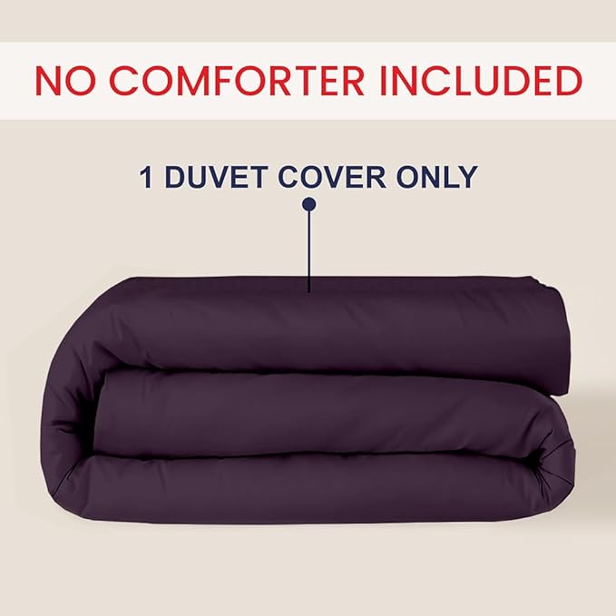 Kotton Culture 1 Pc Duvet Cover King Size-100% Egyptian Cotton 600 TC Ultra - Image 2