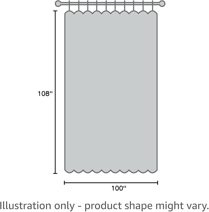 Beauoop 100% Blackout Curtains 108 Inches Long 2 Panels - Image 8