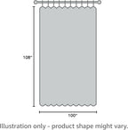 Beauoop 100% Blackout Curtains 108 Inches Long 2 Panels - Image 8