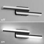 Ralbay Modern LED Black Vanity Light 24inch 24W Frosted Aluminum LED Matte - Image 5