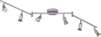 Globe Electric 59351 Payton 6-Light Foldable Track Lighting, Matte Silver by GlobeElectric