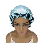 Adjustable Silk Satin Bonnet Hair Care Caps - Image 5