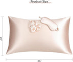 Vegan Silk Sleep Set, Vegan Silk Pillowcase - Image 2