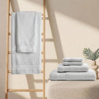 BIOWEAVES 100% Organic Cotton 6-Piece Luxury Bathroom Towels Set GOTS Certified - Image 2