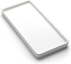 Gurygo 8" Bathroom Tray, Ceramic Vanity Trays by FocusonHomeKitchen