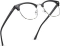Blue Light Blocking Glasses Vintage Half Frame UV Clear Lens Anti Eyestrain by AOMASTE