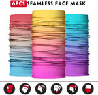 Venswell Neck Gaiter Face Mask Men Women, Seamless Bandana Rave Face Cover - Image 3