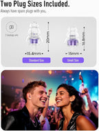 Hearprotek Concert Ear Plugs, 2Pairs Reusable high Fidelity Musician Ear Plugs - Image 6