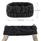 LAPOHI 3 Pack Microfiber Modern Face Washing Headbands - Image 3