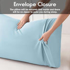 Pillowcases Queen Size 2 Pack, Cooling Viscose from Bamboo Pillow Cases - Image 4