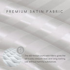 MR&HM Satin Bed Sheets, King Size Sheets Set - Image 3