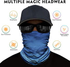 Venswell Neck Gaiter Face Mask Men Women, Seamless Bandana Rave Face Cover - Image 2
