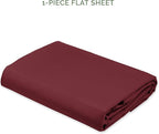 Elegant Comfort Premium Hotel Quality 1-Piece Flat Sheet, Luxury & Softest 1500 - Image 2
