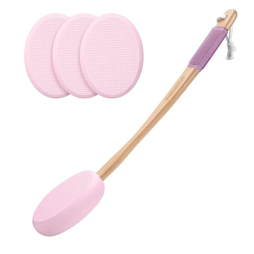 AmazerBath Lotion Applicator for Back, 4 Replaceable Pads by AmazerBath