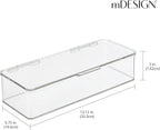 mDesign Makeup Storage Stackable Organizer Box - Image 4