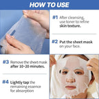 NEXTBEAU [PACK OF 20 Solution Sheet Mask Pack 5types x 4pc Aloe, Niacinamide - Image 6