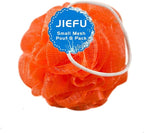 Bath Sponges, Small Size Colorful Shower Sponges Exfoliating Mesh Pouf Bath - Image 4