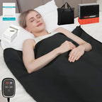 Infrared Sauna Blanket for Home: Skin-Friendly PVC Leather Large Portable by Unknown