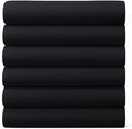 GOLD TEXTILES Full Flat Sheet 12 Pack – Brushed Microfiber Top Sheets by GOLDTEXTILES